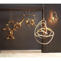 GLOBAL VIEWS, CONVOLUTION CHANDELIER, PENDANT LIGHT