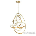 GLOBAL VIEWS, CONVOLUTION CHANDELIER, PENDANT LIGHT