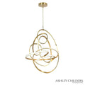 GLOBAL VIEWS, CONVOLUTION CHANDELIER, PENDANT LIGHT