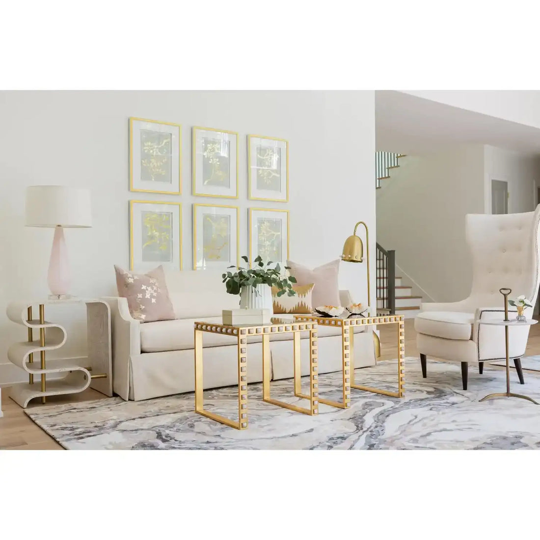 GLOBAL VIEWS, SAMANTHA LAMP, TABLE LAMPS