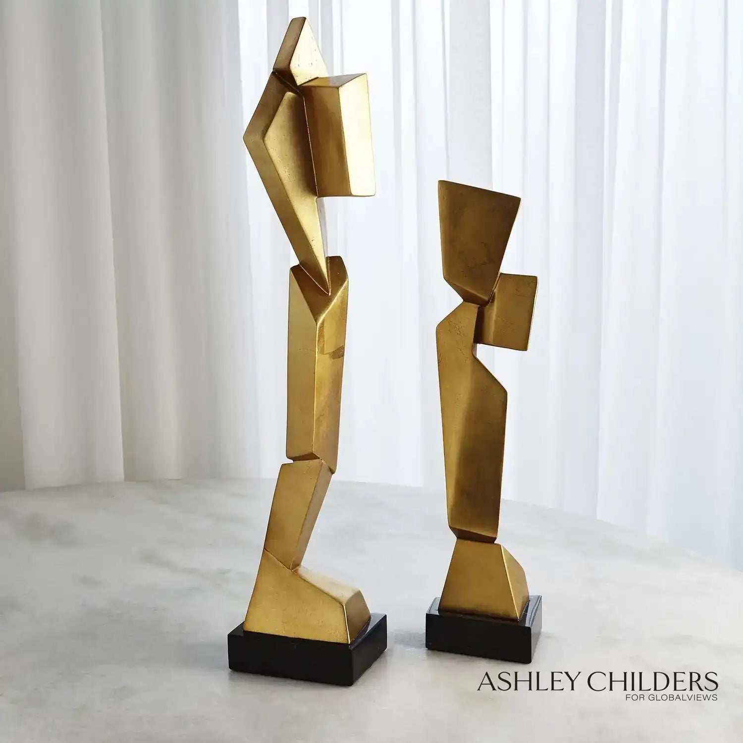 GLOBAL VIEWS FACET SCULPTURE - Decorative Accents