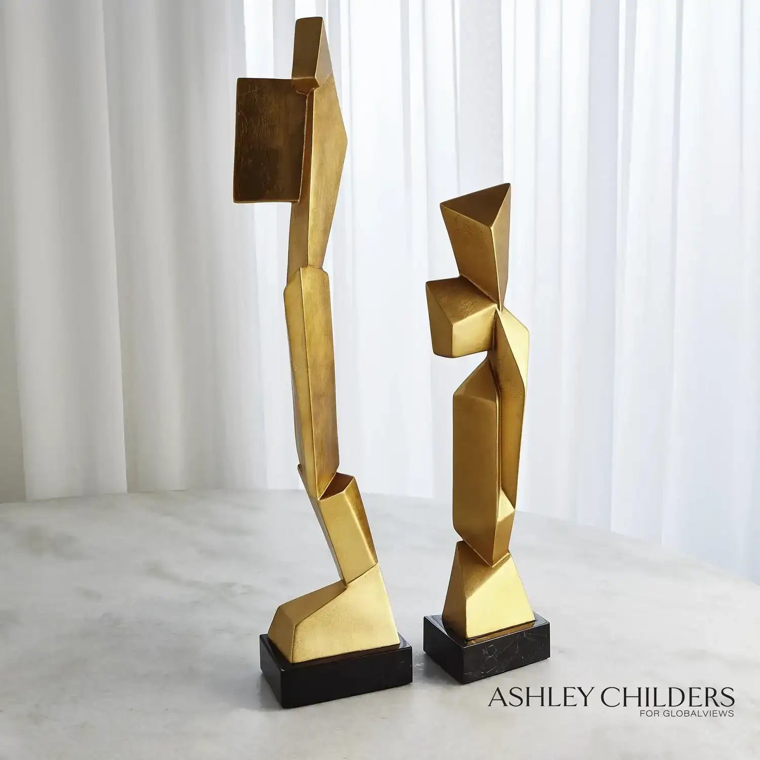 GLOBAL VIEWS FACET SCULPTURE - Decorative Accents