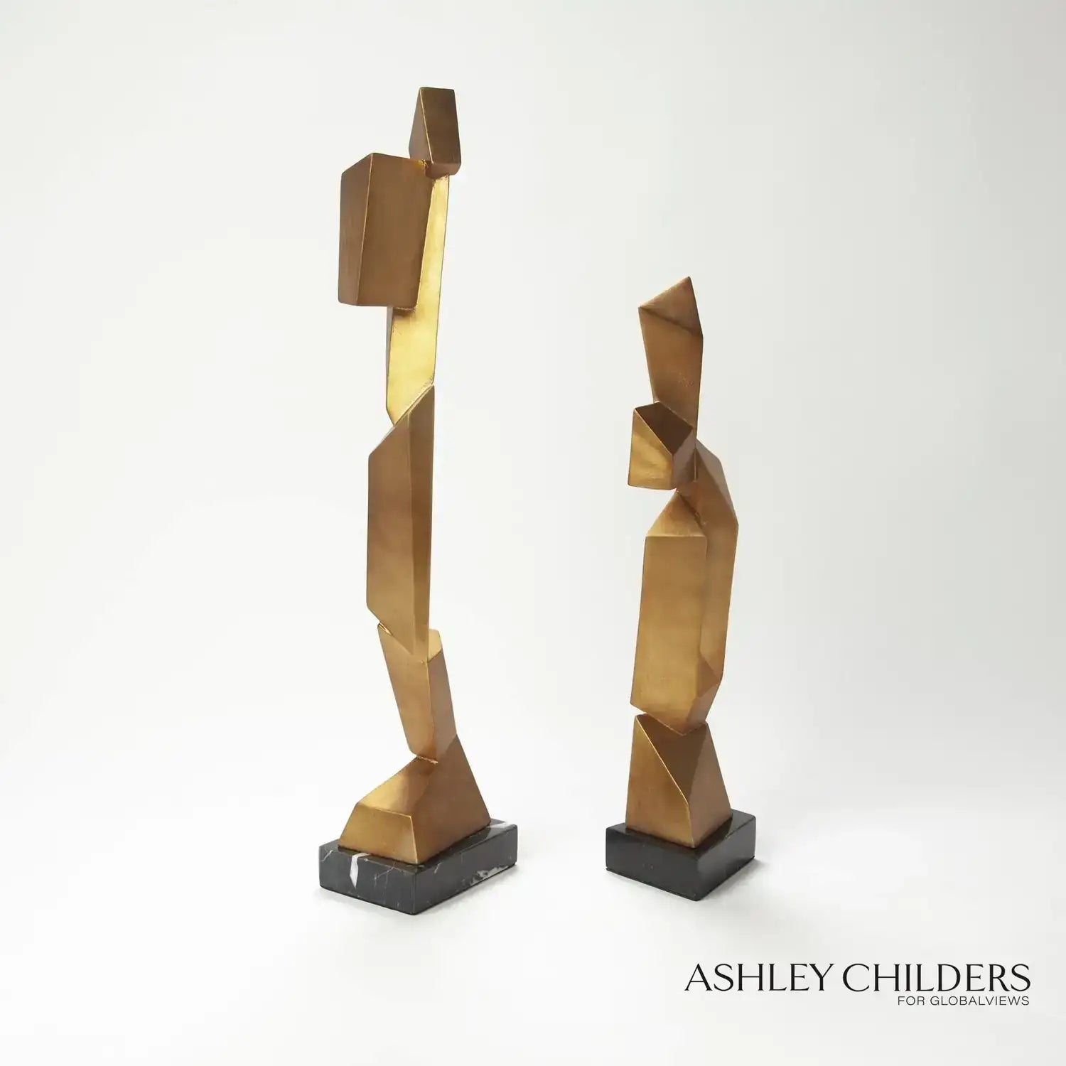 GLOBAL VIEWS FACET SCULPTURE - Decorative Accents