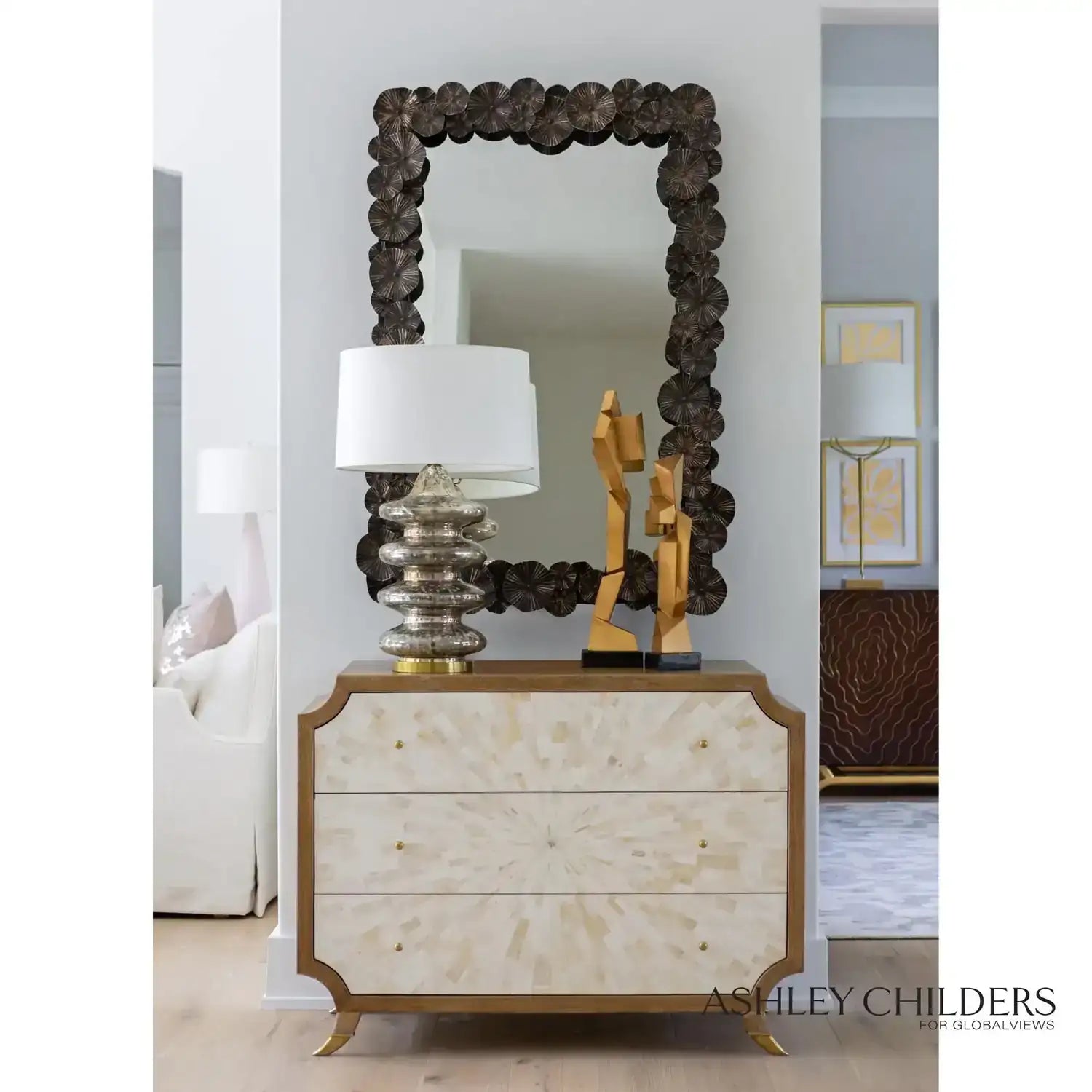 GLOBAL VIEWS FACET SCULPTURE - Decorative Accents