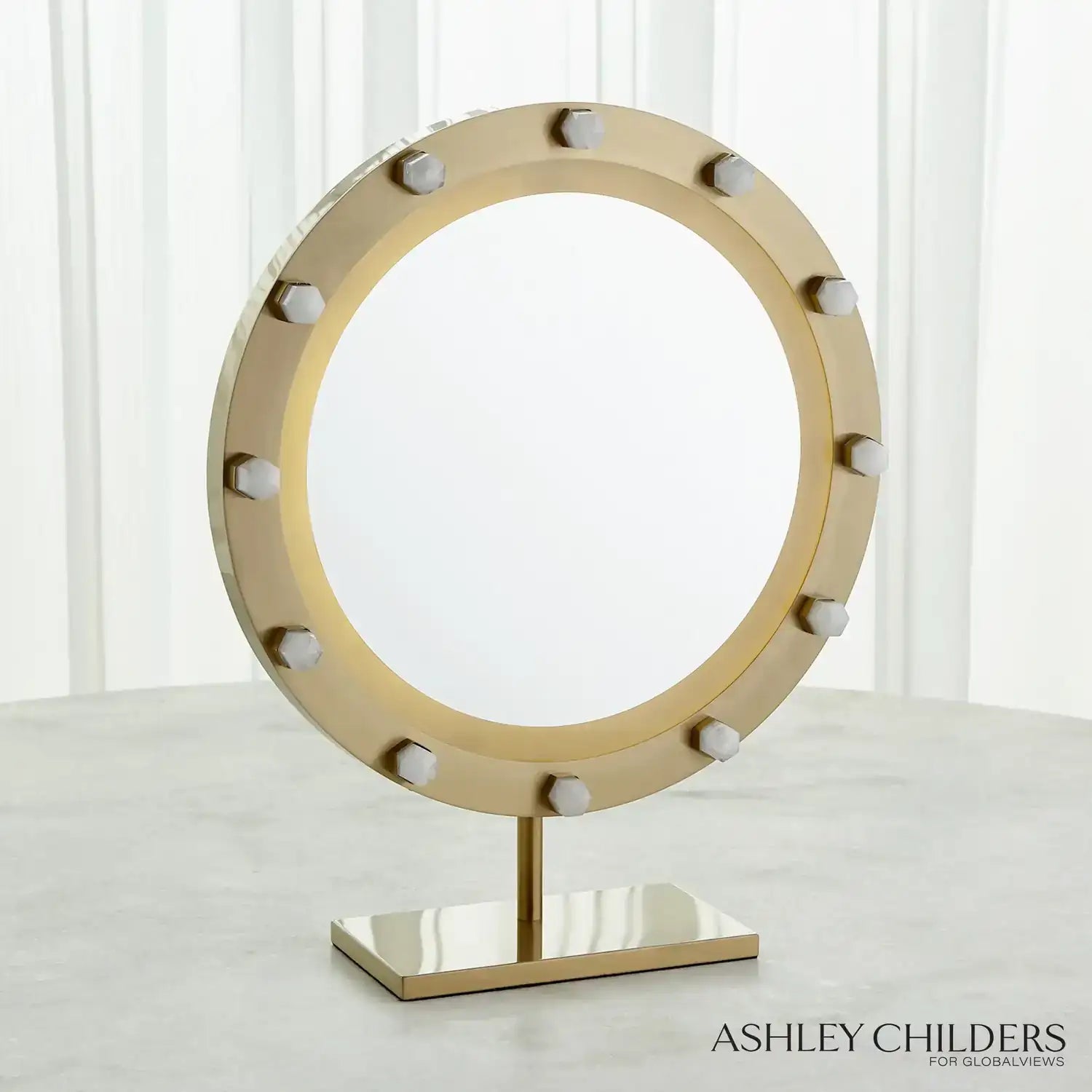 GLOBAL VIEWS QUARTZ VANITY MIRROR - Mirrors