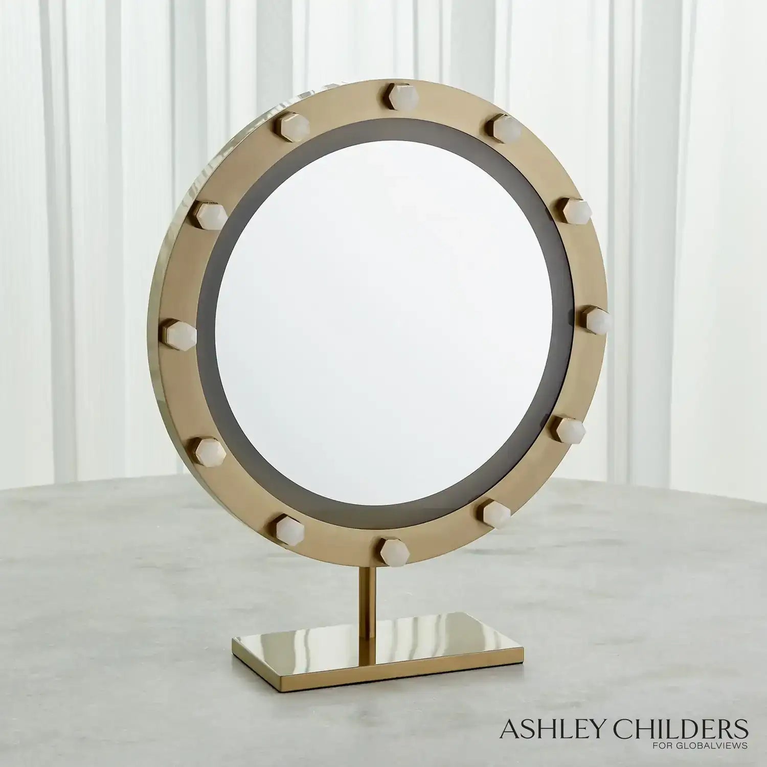 GLOBAL VIEWS QUARTZ VANITY MIRROR - Mirrors