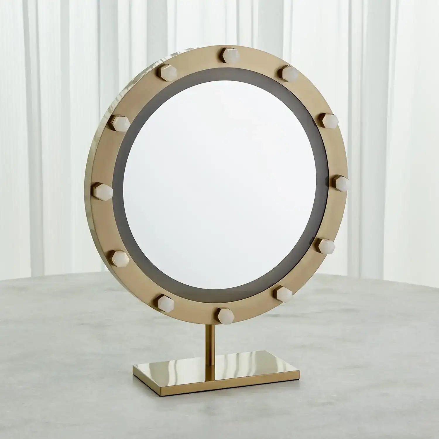 GLOBAL VIEWS QUARTZ VANITY MIRROR - Mirrors