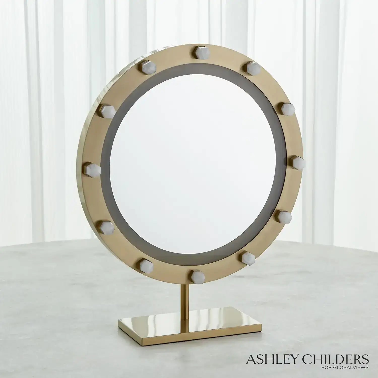 GLOBAL VIEWS QUARTZ VANITY MIRROR - Mirrors