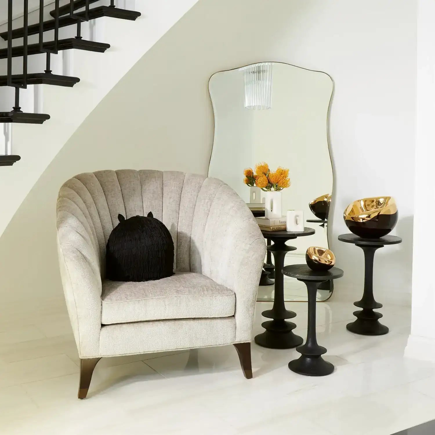 GLOBAL VIEWS CHARLOTTE FLOOR MIRROR - Mirrors