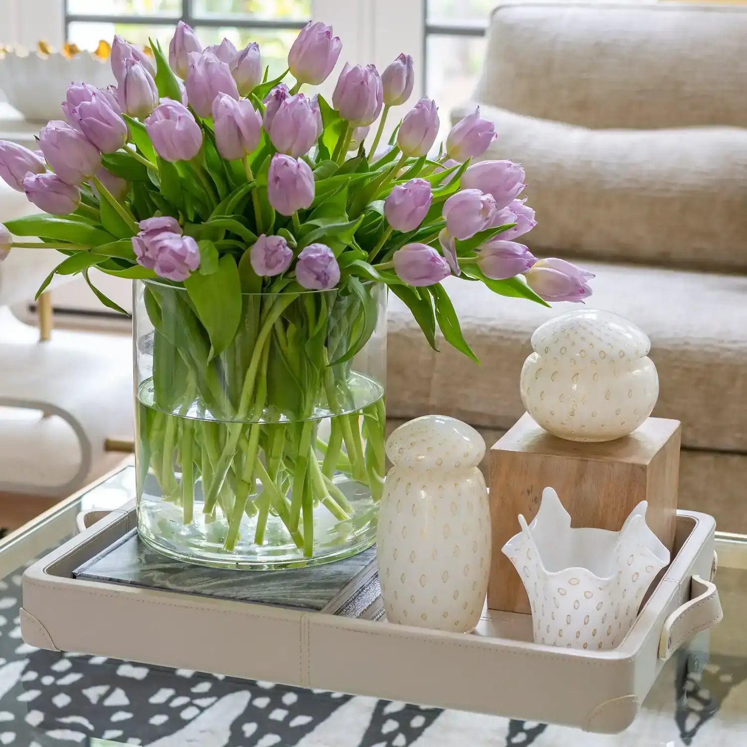 GLOBAL VIEWS TIBURTINA TRAY - Decorative Accents
