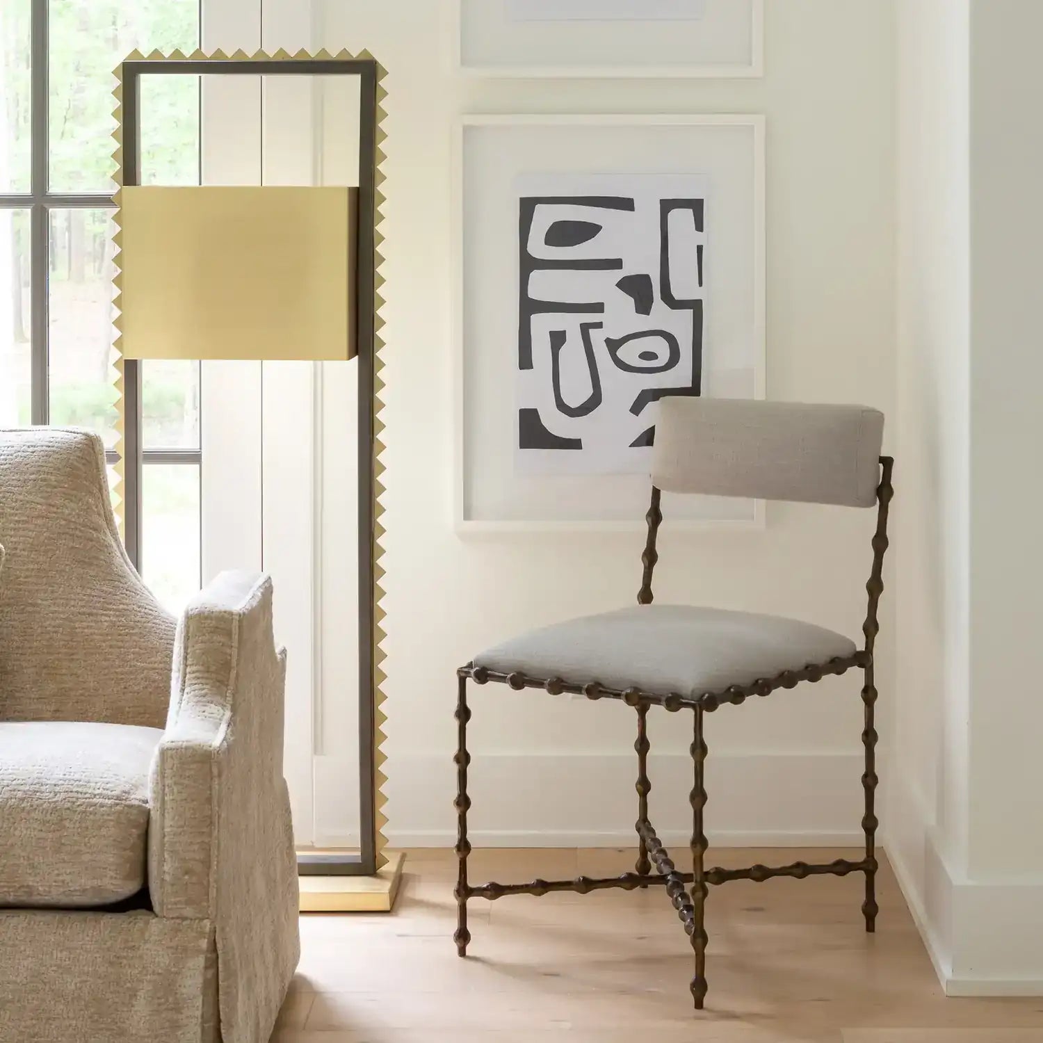 GLOBAL VIEWS ELDER DINING CHAIR - Dinning Chairs