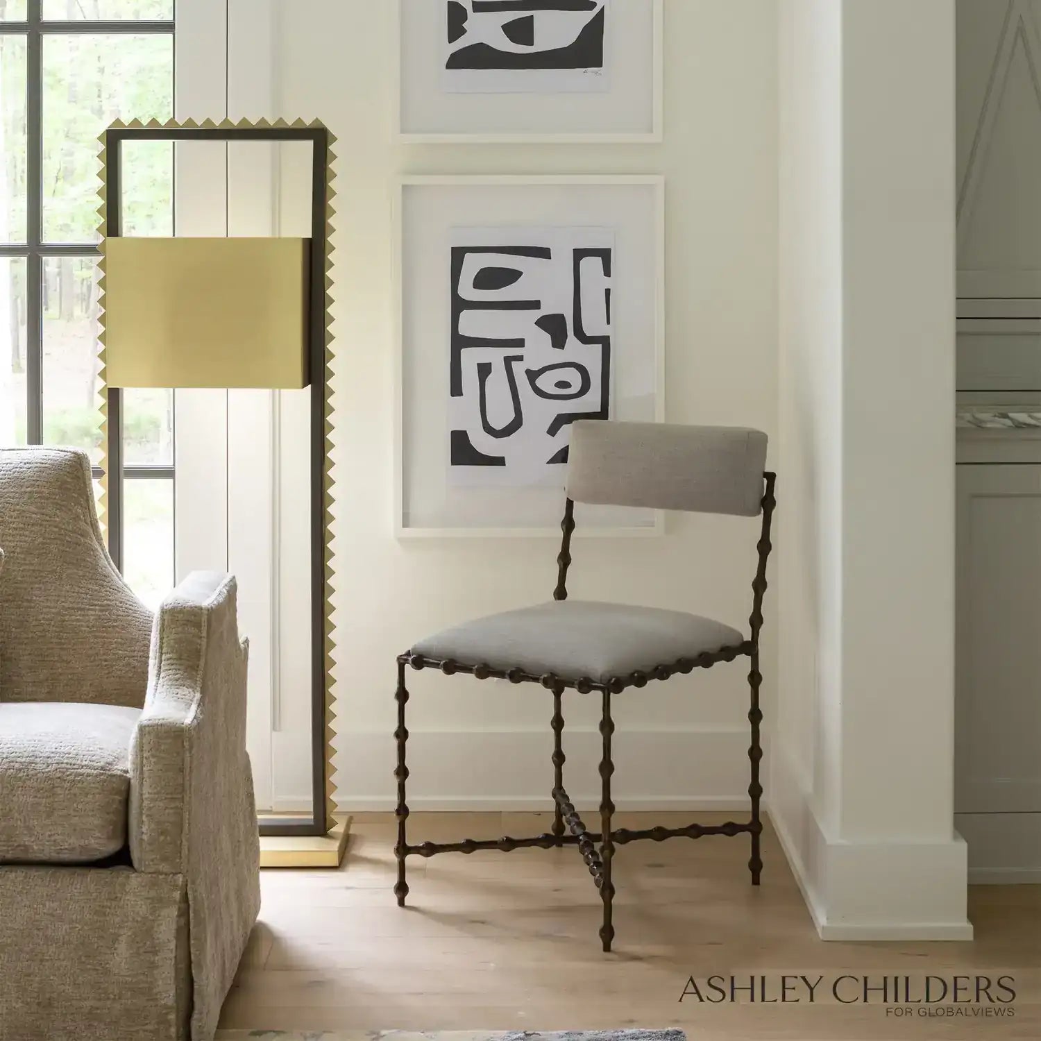 GLOBAL VIEWS ELDER DINING CHAIR - Dinning Chairs