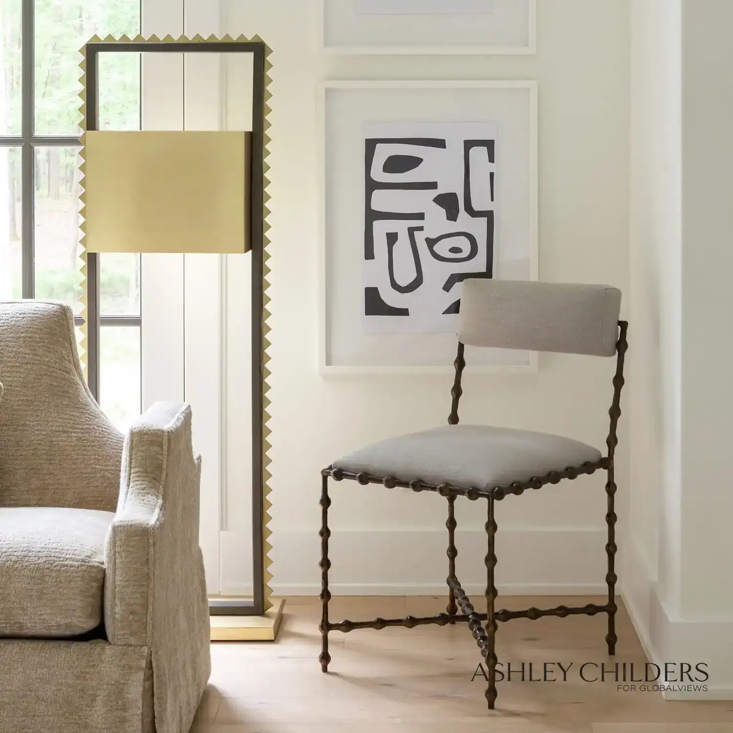 GLOBAL VIEWS ELDER DINING CHAIR - Dinning Chairs