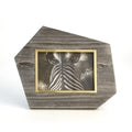 GLOBAL VIEWS BRASS FRAME GREY STONE PHOTO FRAME - Decorative Accents