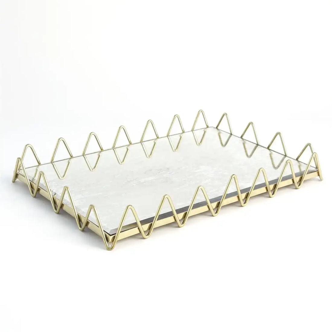 GLOBAL VIEWS RIC RAC TRAY - Decorative Accents