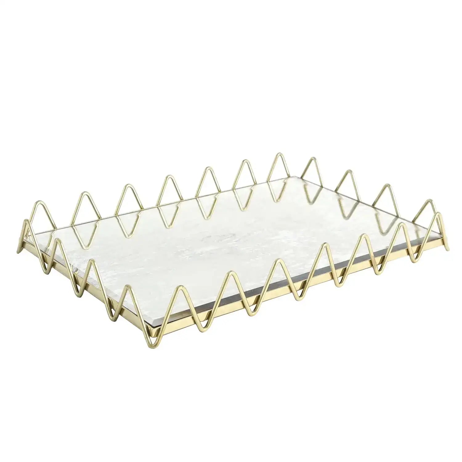GLOBAL VIEWS RIC RAC TRAY - Decorative Accents