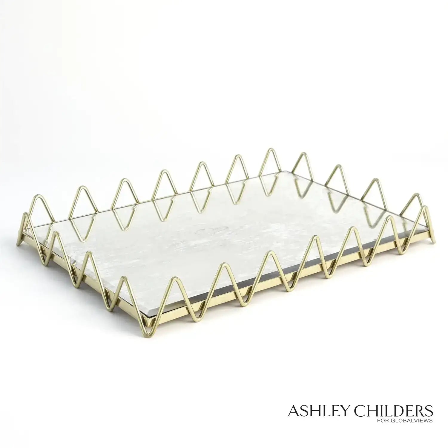 GLOBAL VIEWS RIC RAC TRAY - Decorative Accents