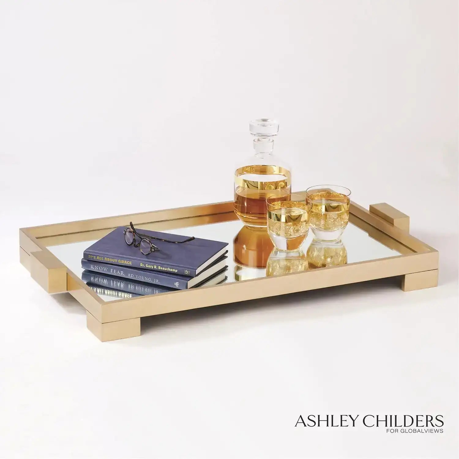 GLOBAL VIEWS RAHLING TRAY - Decorative Accents
