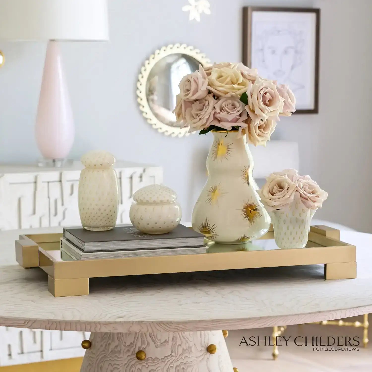 GLOBAL VIEWS RAHLING TRAY - Decorative Accents
