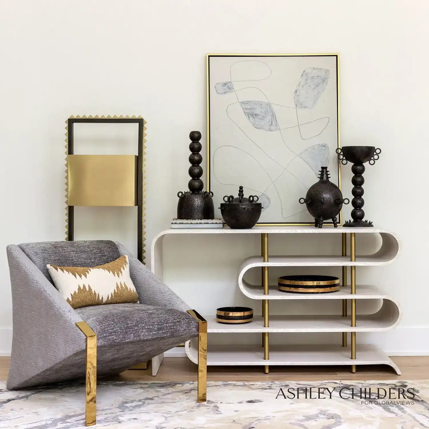 GLOBAL VIEWS TRISTAN PILLOW - Decorative Accents