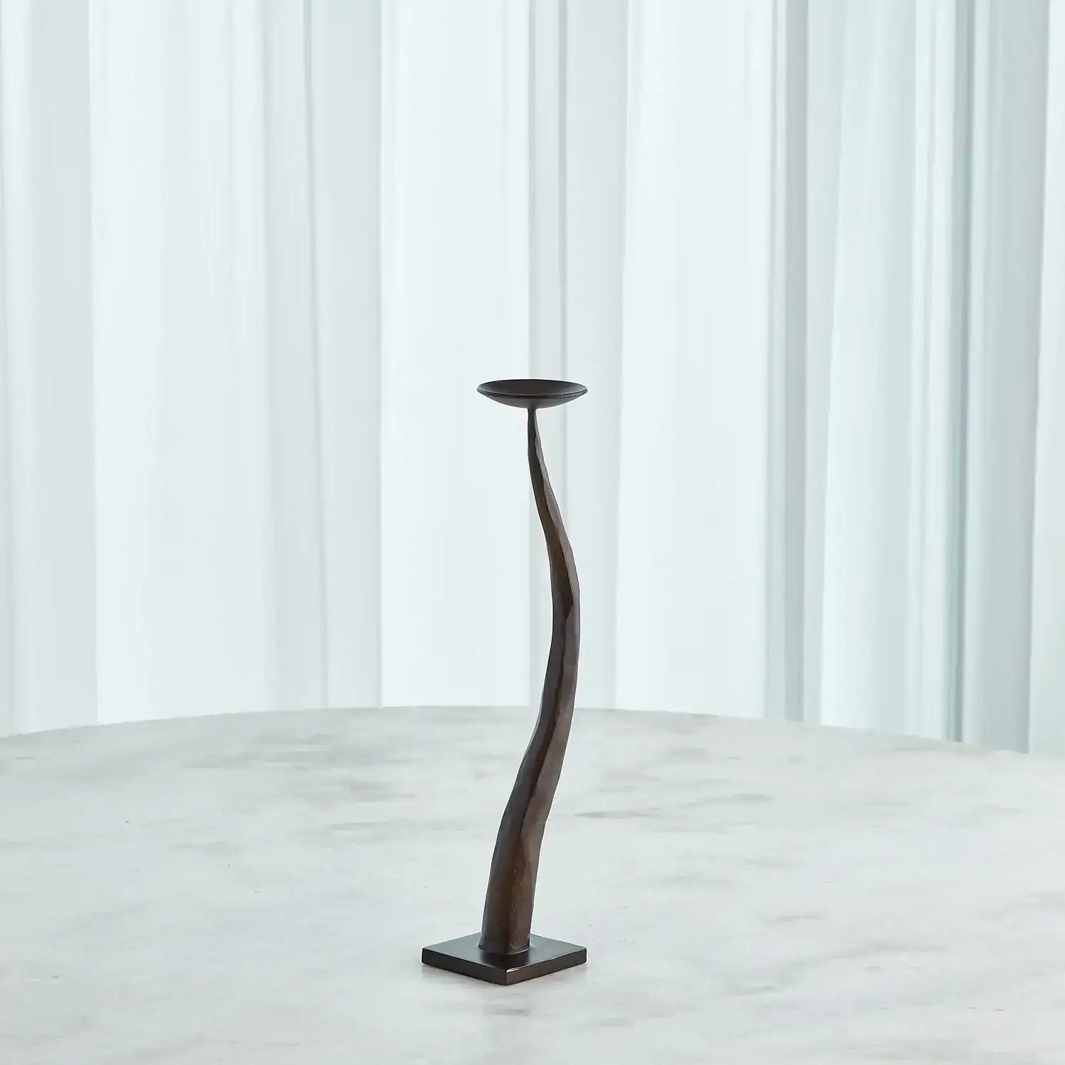 GLOBAL VIEWS CHISELED CANDLE HOLDER - Decorative Accents