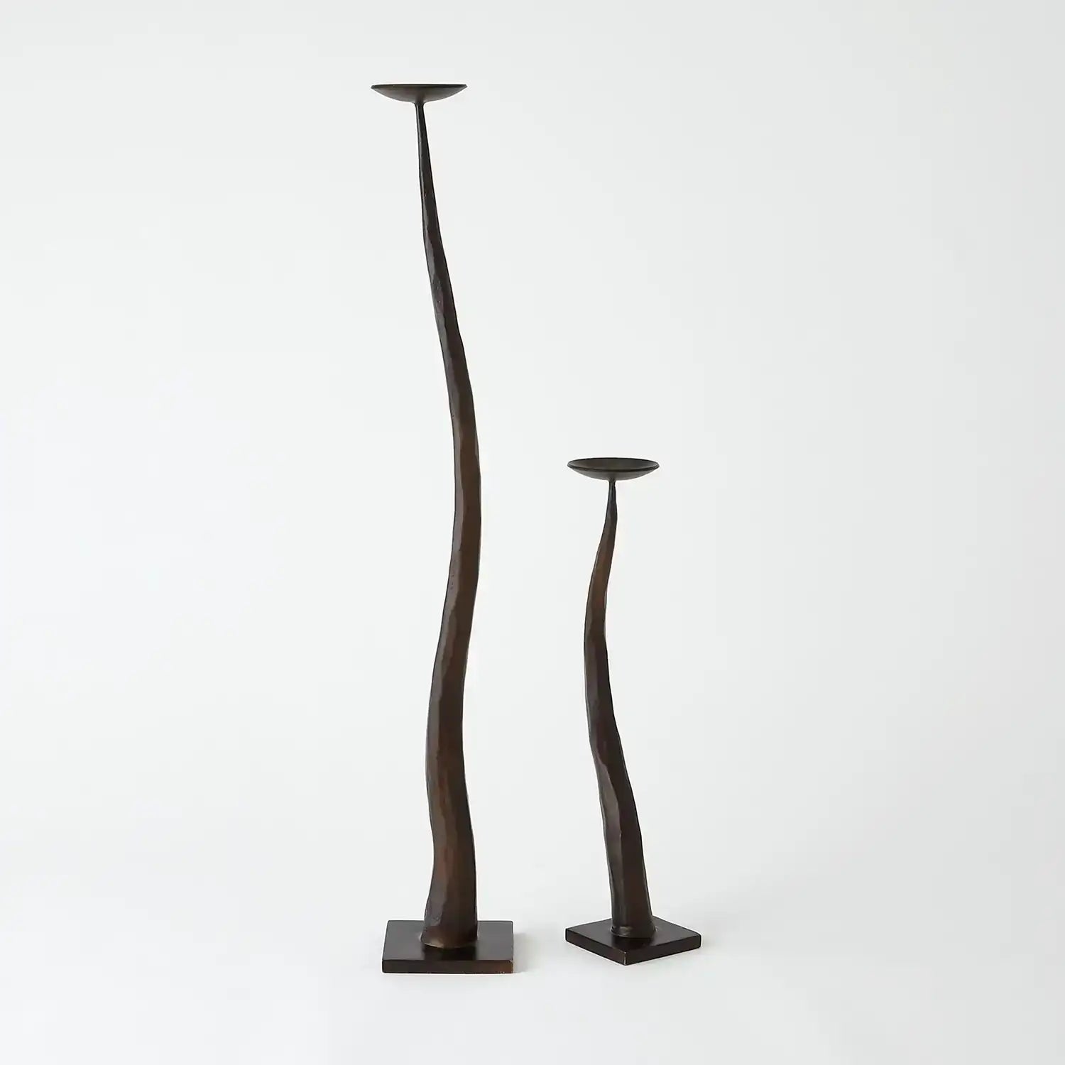 GLOBAL VIEWS CHISELED CANDLE HOLDER - Decorative Accents