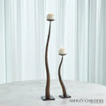 GLOBAL VIEWS CHISELED CANDLE HOLDER - Decorative Accents