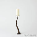 GLOBAL VIEWS CHISELED CANDLE HOLDER - Decorative Accents