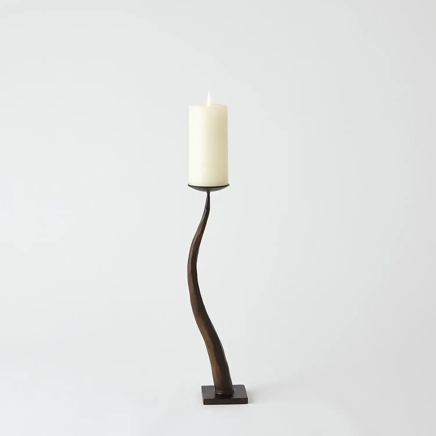 GLOBAL VIEWS CHISELED CANDLE HOLDER - Decorative Accents