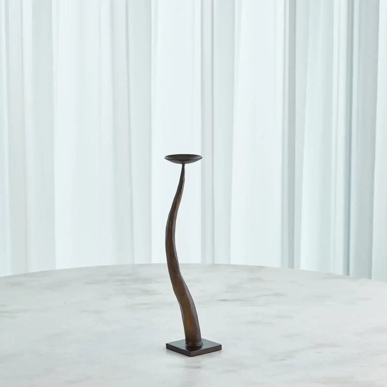 GLOBAL VIEWS CHISELED CANDLE HOLDER - Decorative Accents
