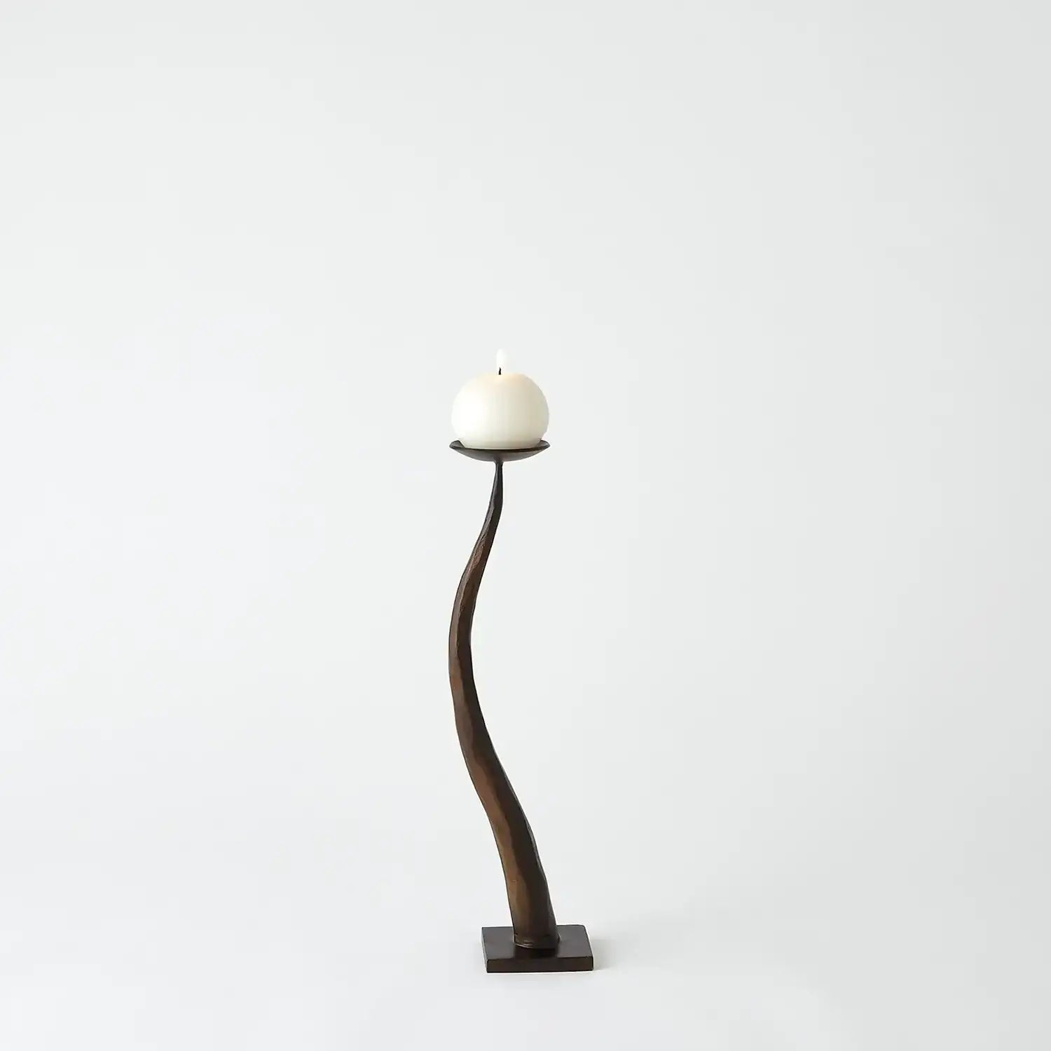 GLOBAL VIEWS CHISELED CANDLE HOLDER - Decorative Accents