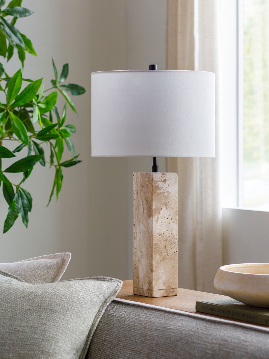SURYA, AUREMBRA ACCENT TABLE LAMP, TABLE LAMPS