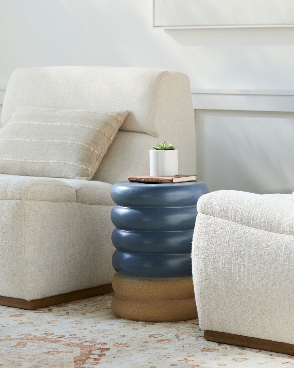 SURYA BIZEN GARDEN STOOL - Outdoor Decorative Accents