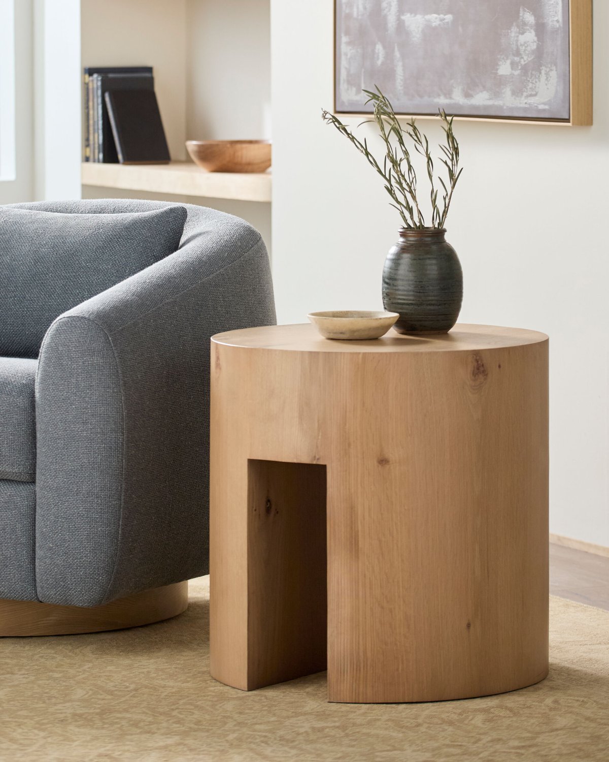 SURYA WHITLY END TABLE - Side
