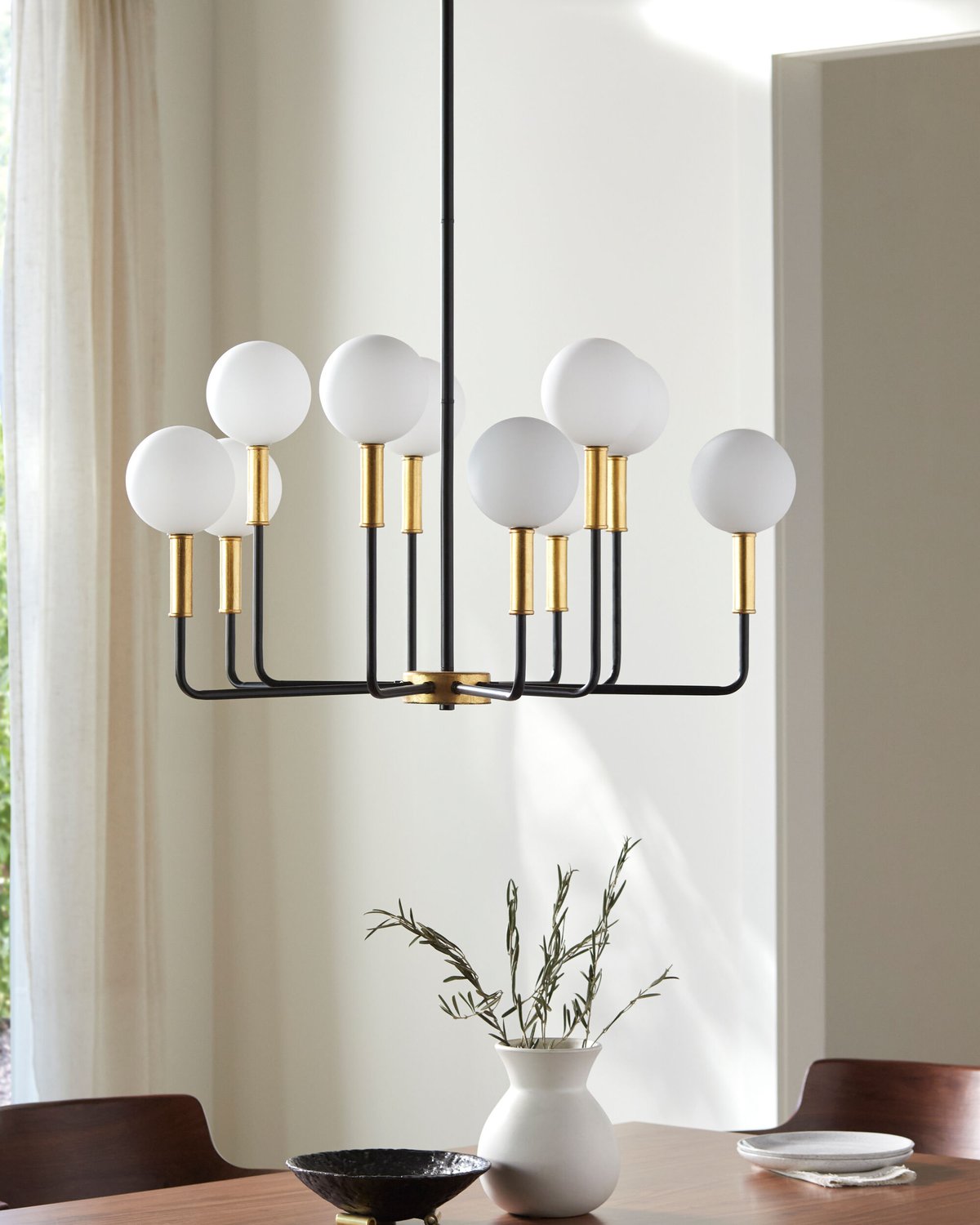 SURYA, CHINON CHANDELIER, CHANDELIER LIGHT
