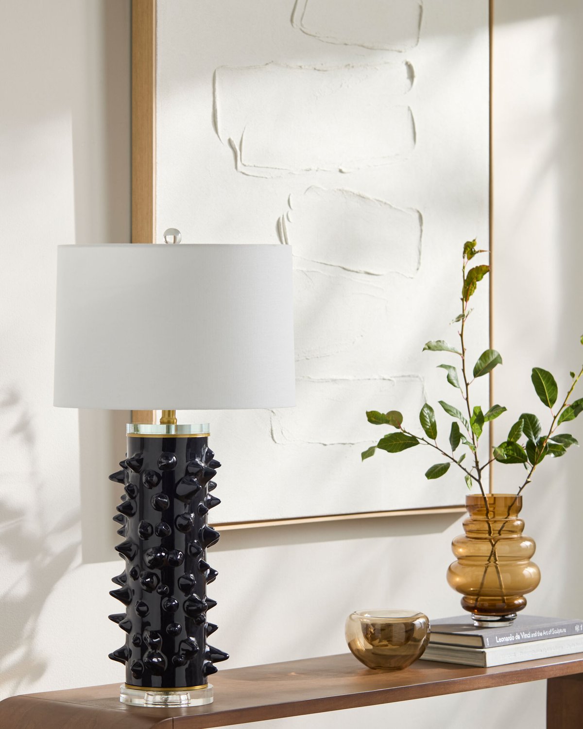 SURYA, CANARY ACCENT TABLE LAMP, TABLE LAMPS