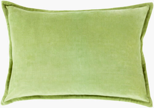 SURYA COTTON VELVET LUMBAR PILLOW - Linens