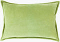 SURYA COTTON VELVET LUMBAR PILLOW - Linens