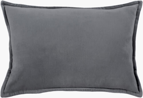 SURYA COTTON VELVET LUMBAR PILLOW - Linens
