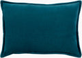 SURYA COTTON VELVET LUMBAR PILLOW - Linens
