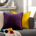 SURYA COTTON VELVET LUMBAR PILLOW - Linens