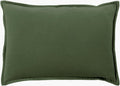 SURYA COTTON VELVET LUMBAR PILLOW - Linens