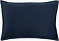 SURYA COTTON VELVET LUMBAR PILLOW - Linens