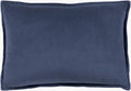SURYA COTTON VELVET LUMBAR PILLOW - Linens