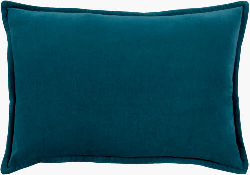 SURYA COTTON VELVET LUMBAR PILLOW - Linens