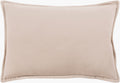 SURYA COTTON VELVET LUMBAR PILLOW - Linens
