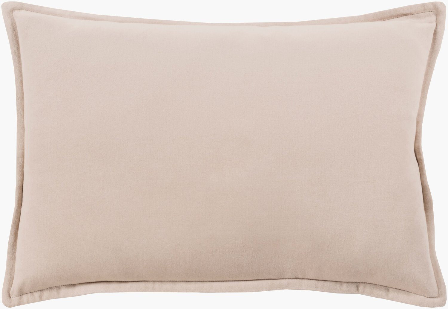 SURYA COTTON VELVET LUMBAR PILLOW - Linens