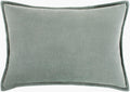 SURYA COTTON VELVET LUMBAR PILLOW - Linens