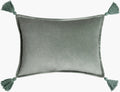 SURYA COTTON VELVET LUMBAR PILLOW - Linens