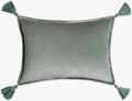 SURYA COTTON VELVET LUMBAR PILLOW - Linens